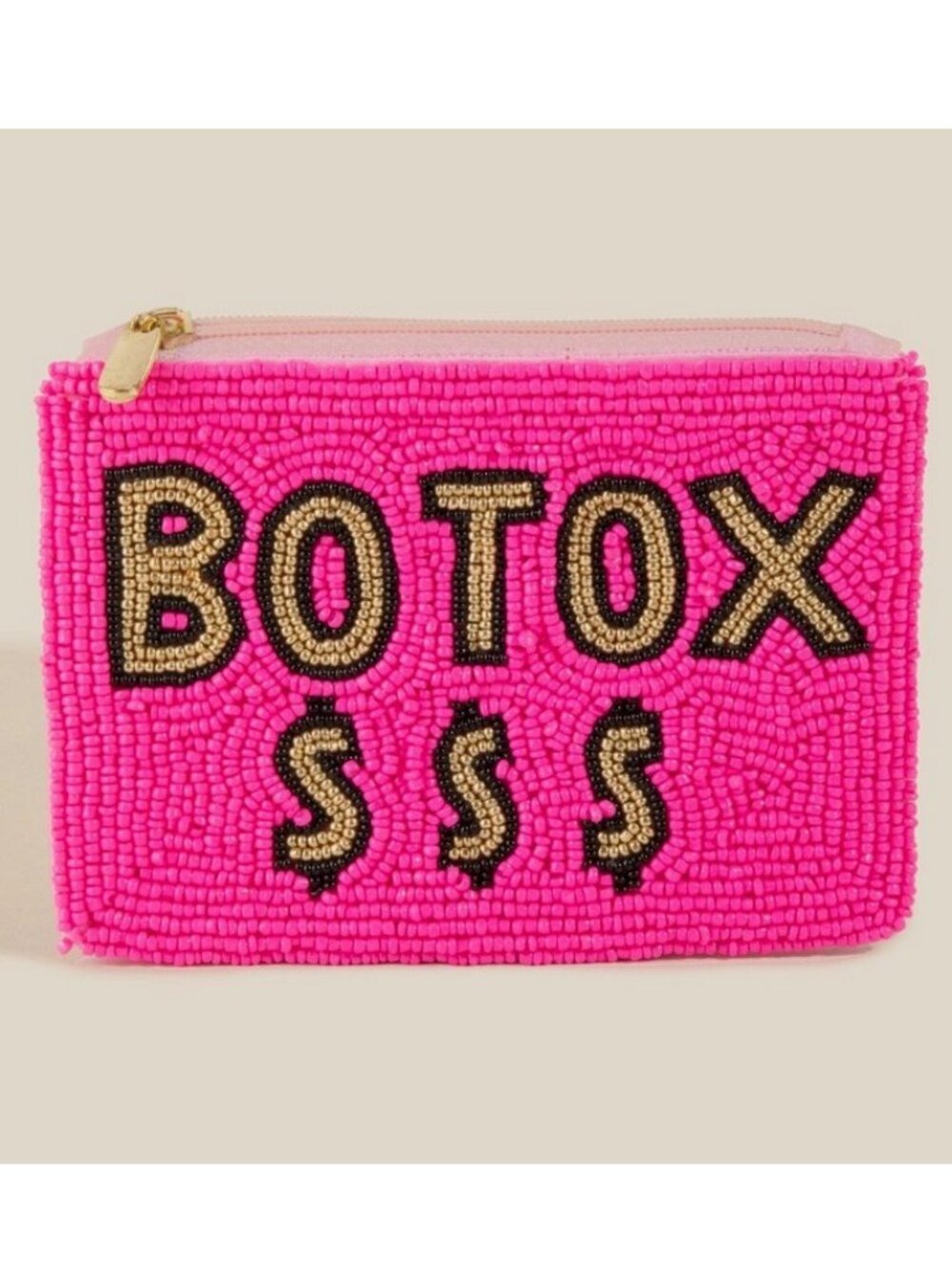 Botox Money Seed Beaded Coin Purse - Picture 2 of 5